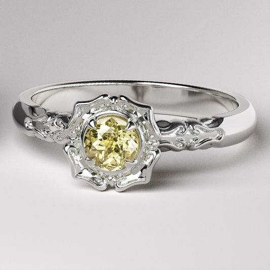 LA FLEUR BAROQUE Chatham Light Yellow Sapphire