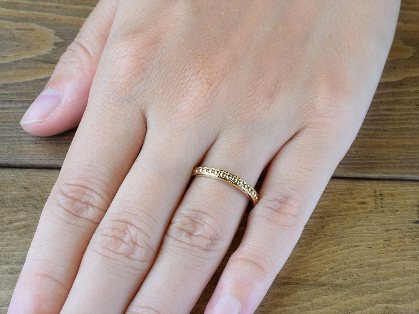 Beaded Wedding Band