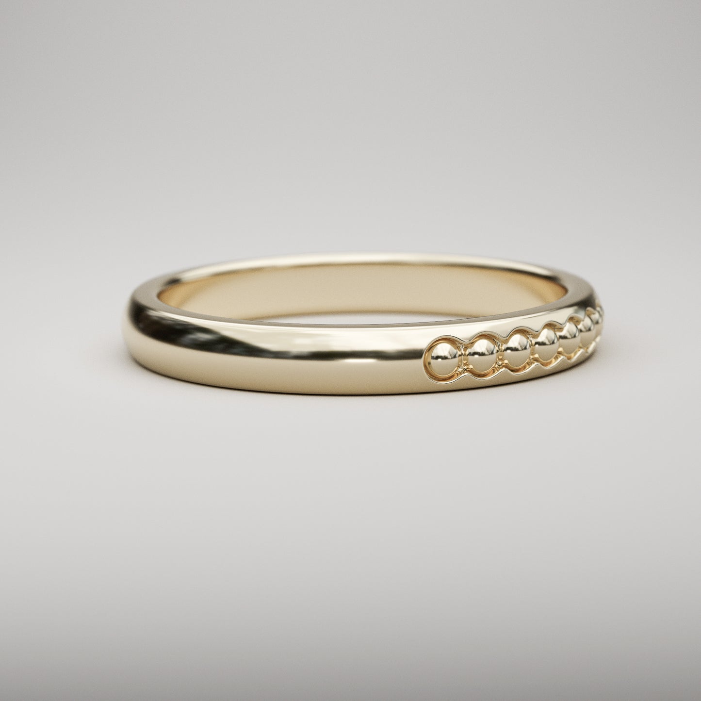 Beaded Wedding Band