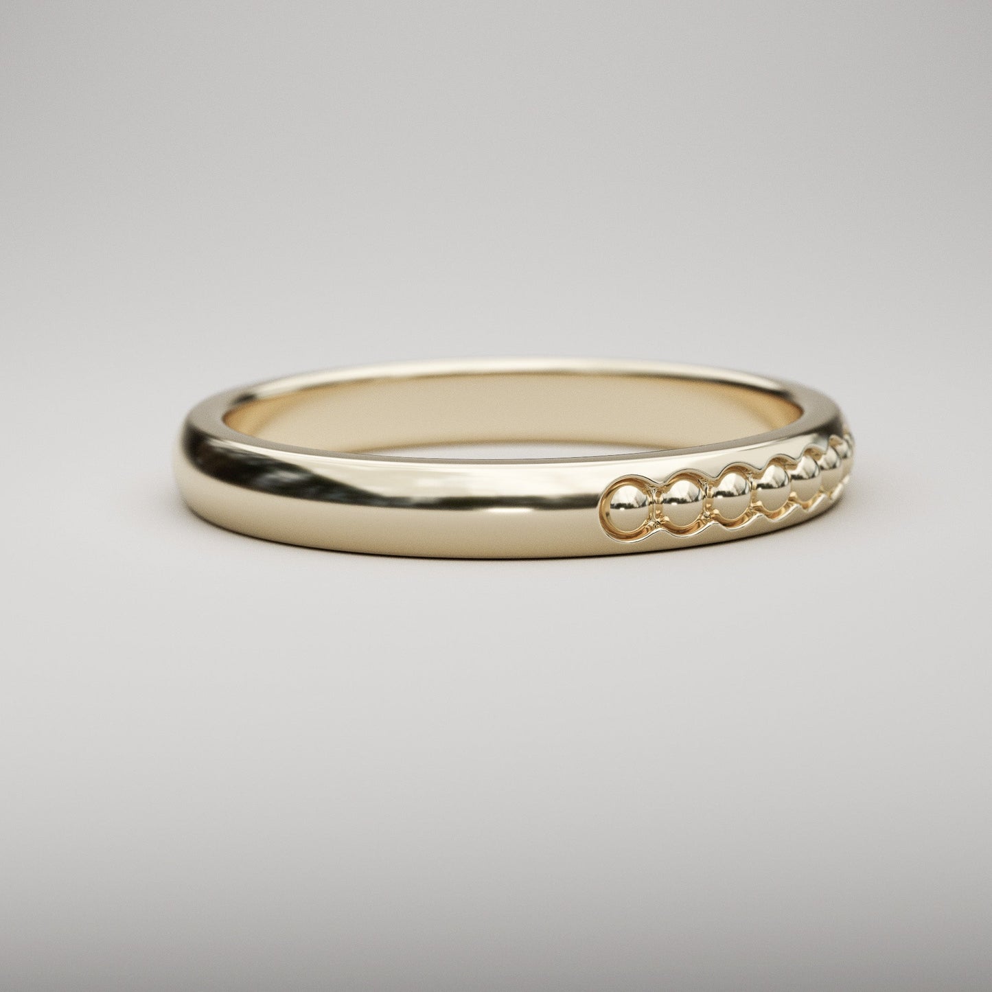 Beaded Wedding Band