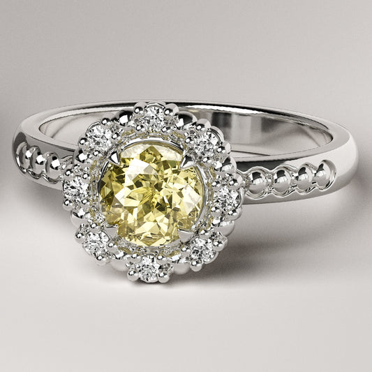 LA PERLÉE Light Yellow Sapphire