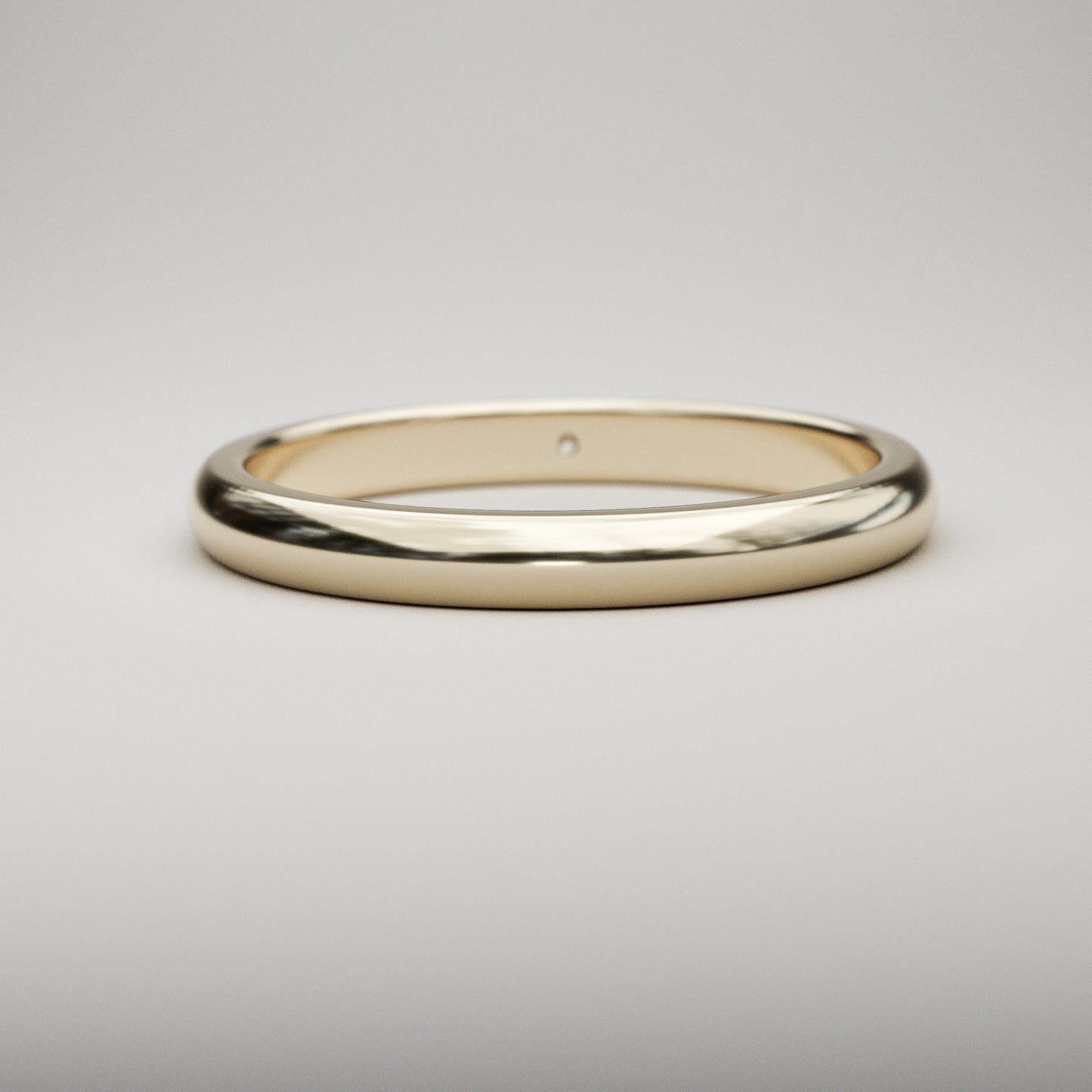 Leaves and Diamond Domed Ring