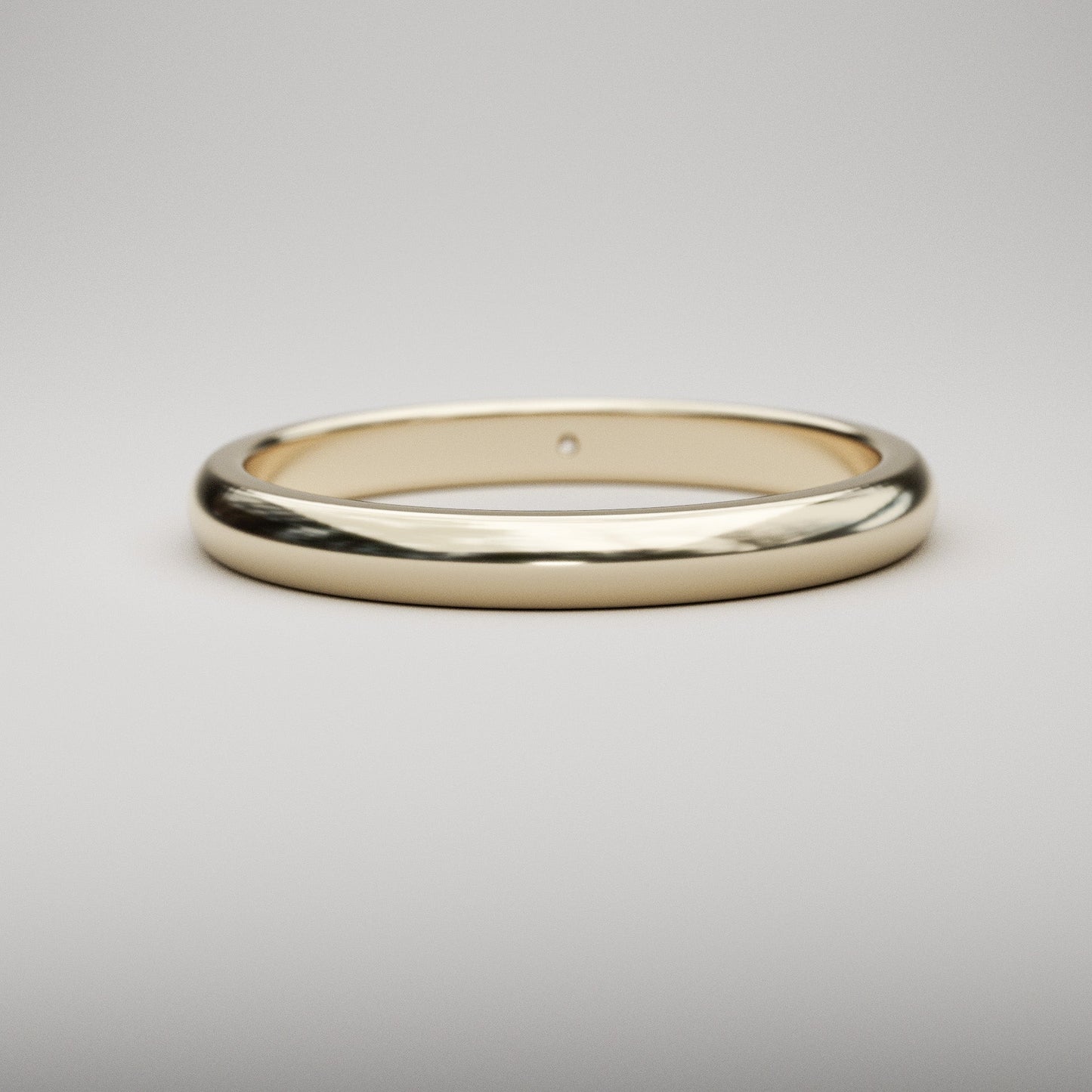 Leaves and Diamond Domed Ring