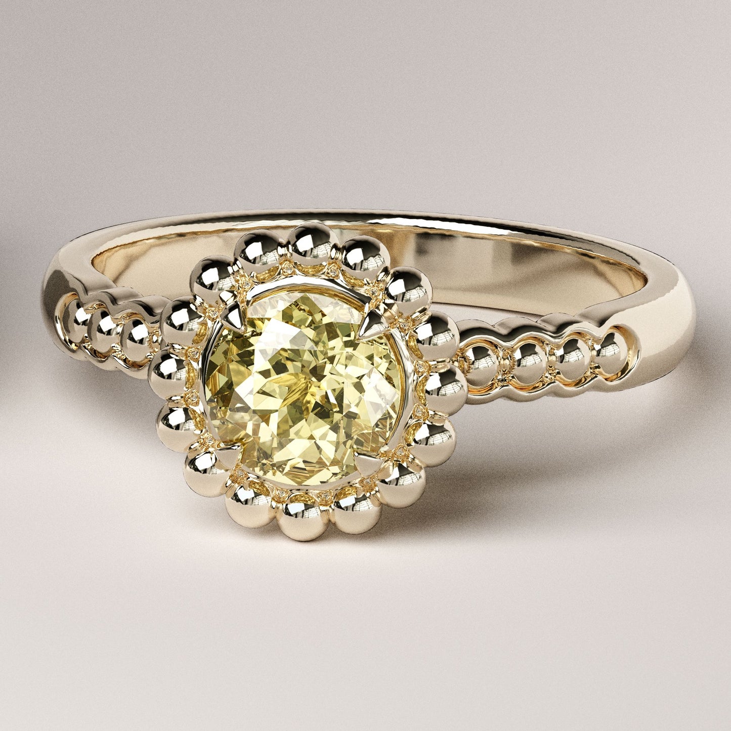LA SPHÈRES Chatham Light Yellow Sapphire
