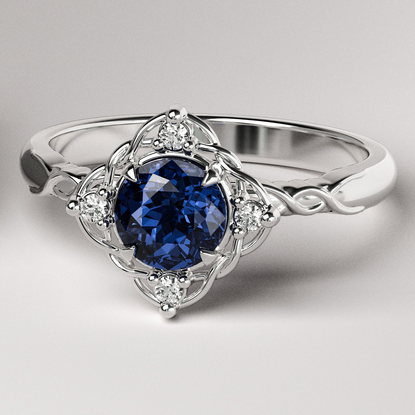 ENTRELACÉE Chatham Blue Sapphire