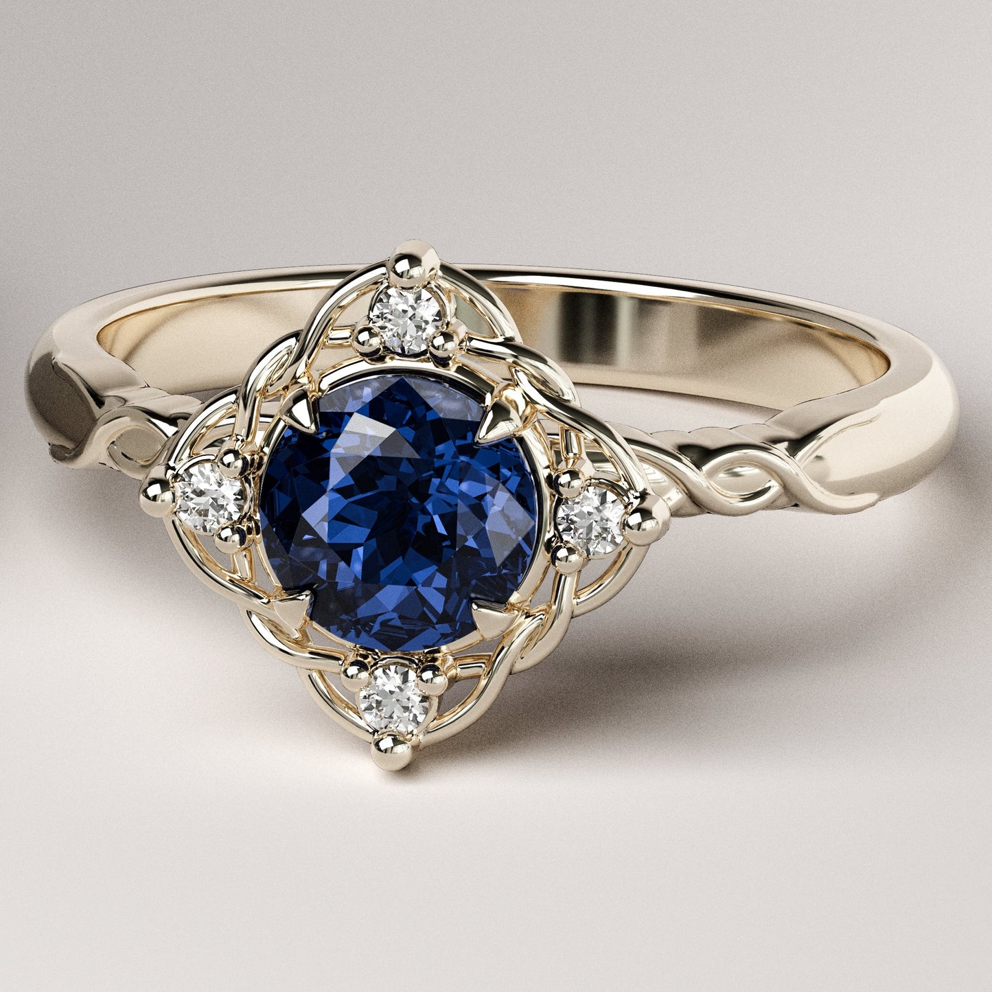 ENTRELACÉE Chatham Blue Sapphire