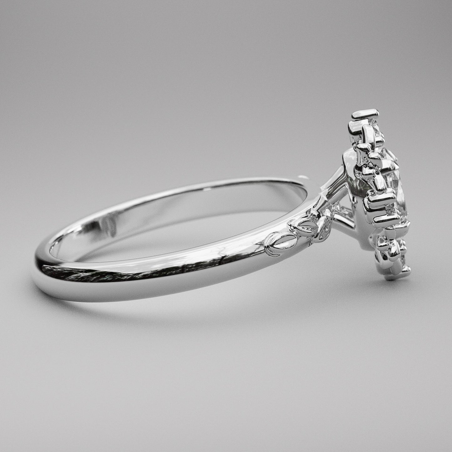 LA COURONÉE II Moissanite