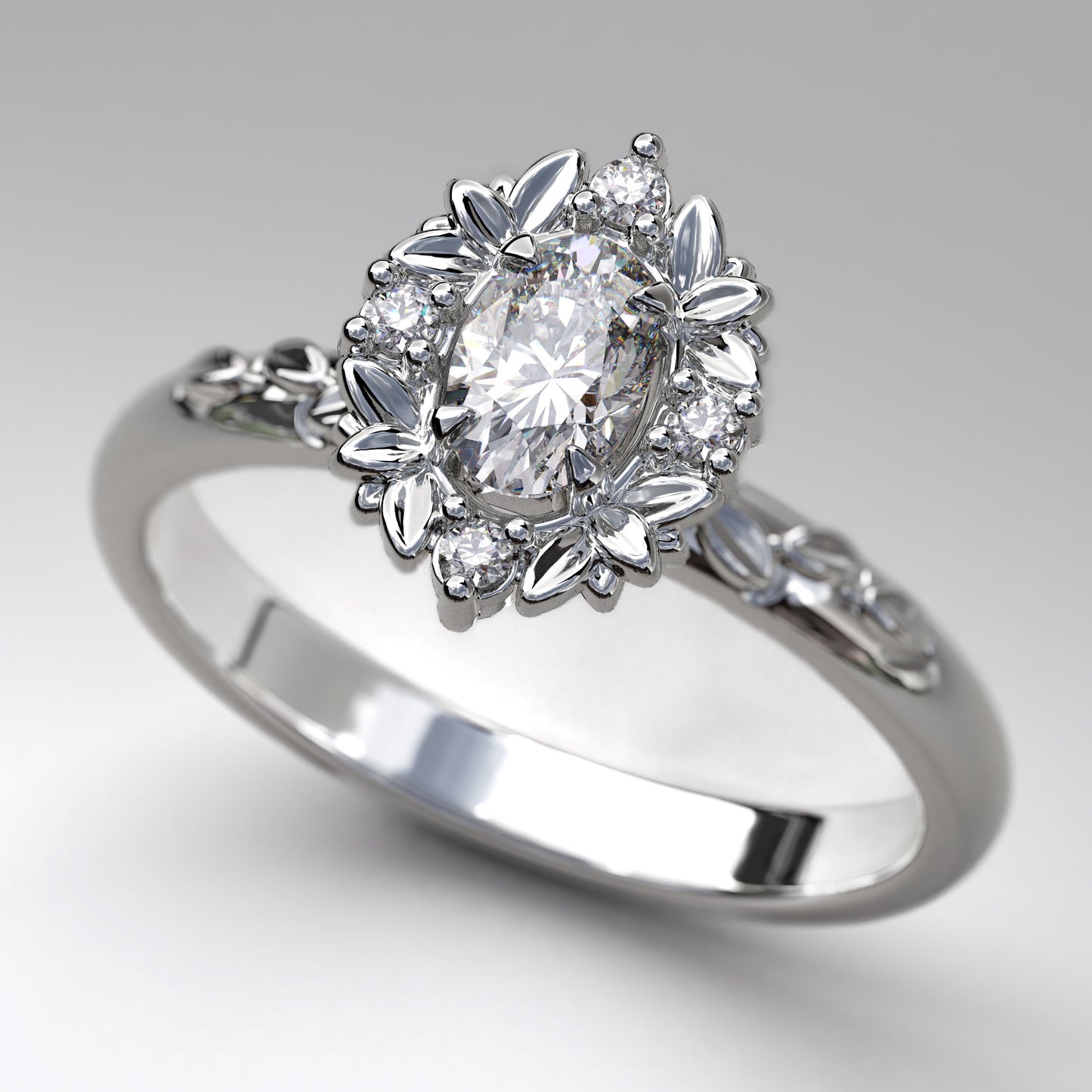 LA COURONÉE II Moissanite