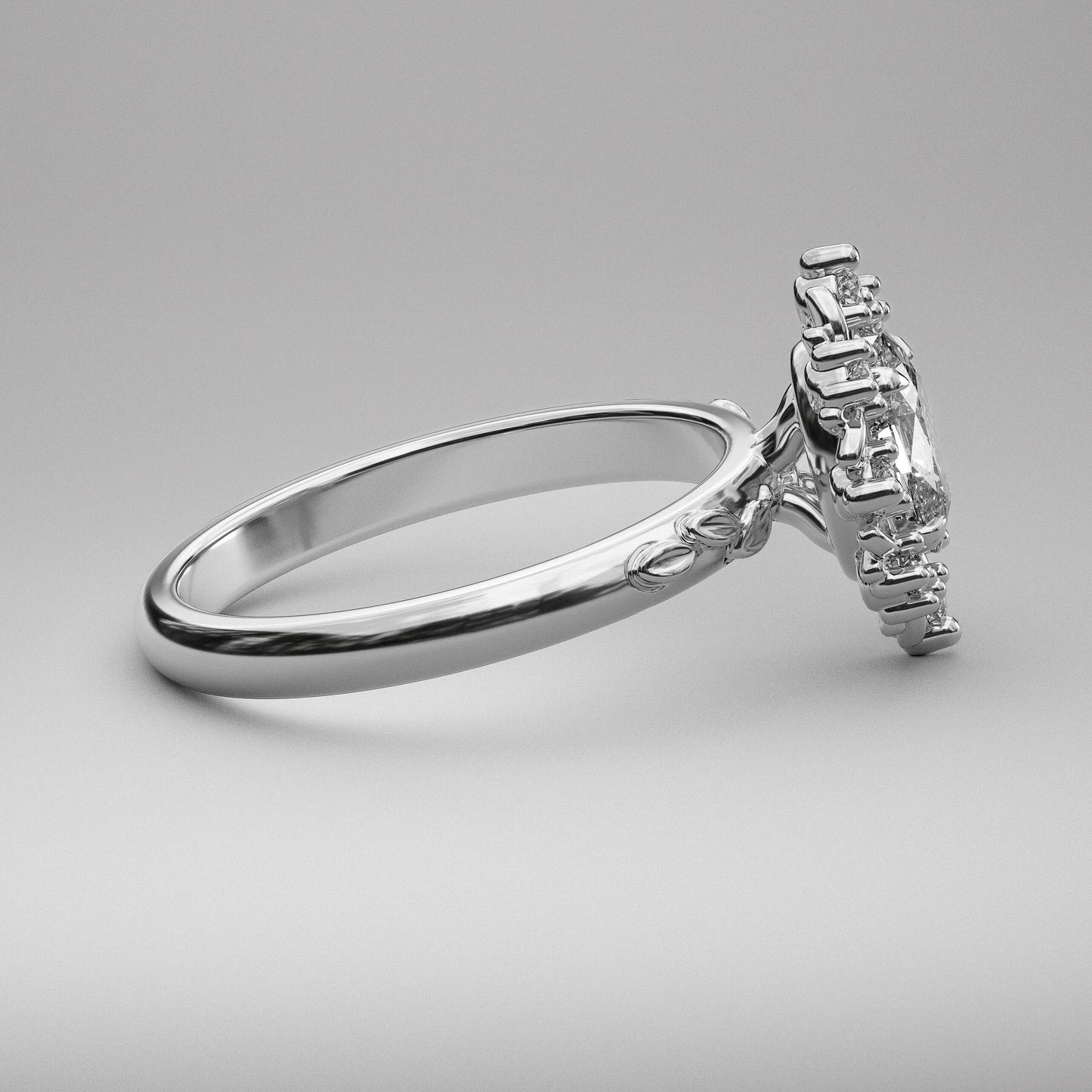 LA COURONNÉE Moissanite