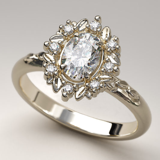 LA COURONNÉE Moissanite