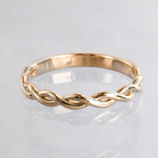 Woven Gold Strands Band
