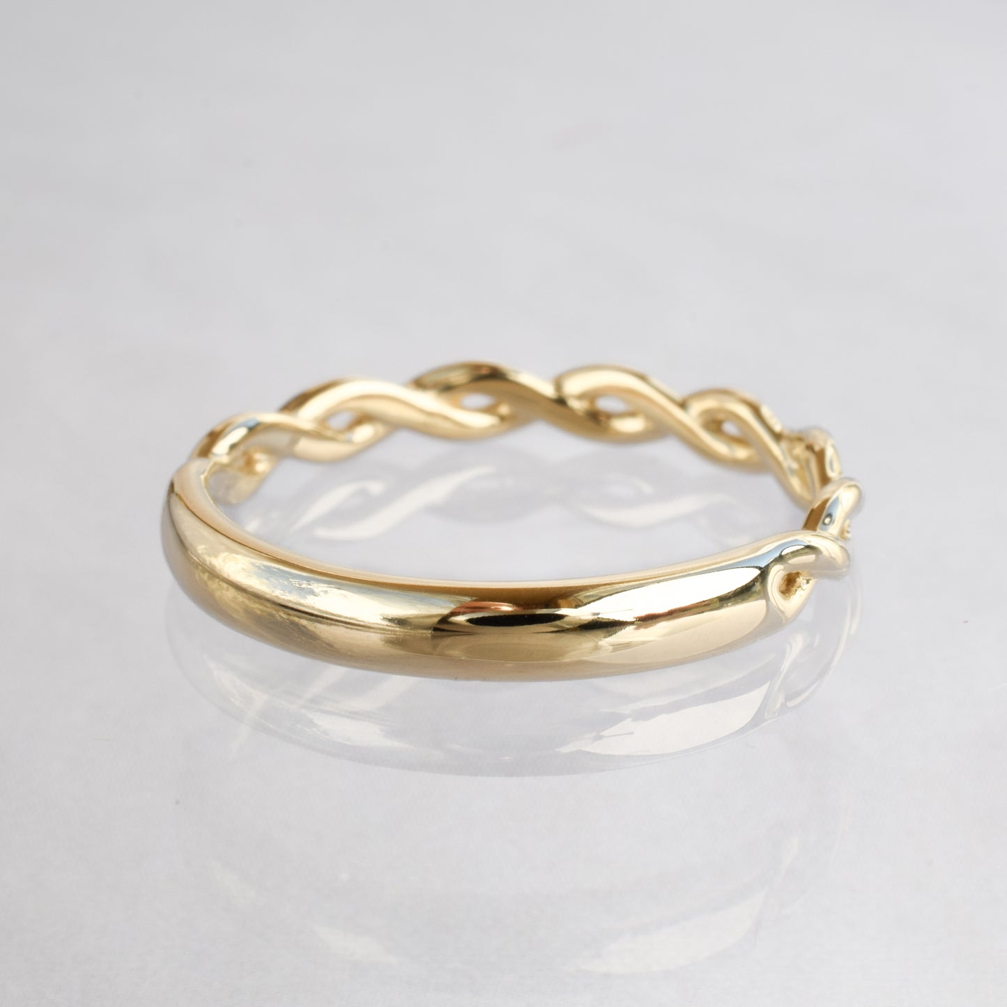 Woven Gold Strands Band
