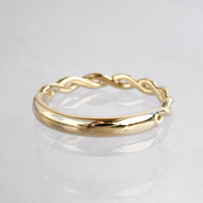 Woven Gold Strands Band