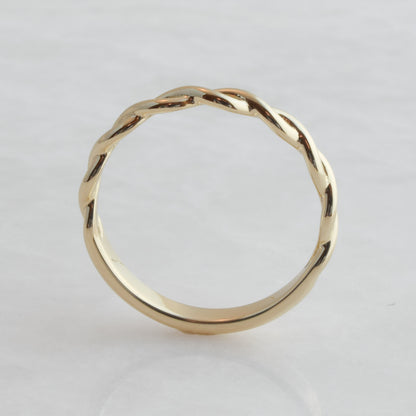 Woven Gold Strands Band