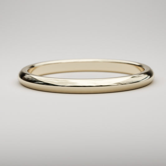classic wedding band 2mm wide